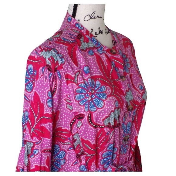 🆕RHODE Emma Floral Print Poplin Mini Dress Size Medium - Picture 12 of 13